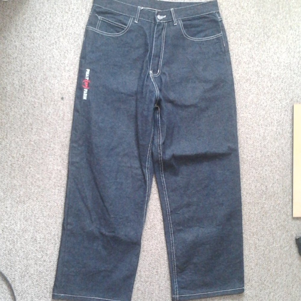Vintage Y2K  Dark Blue Phat Farm Jeans
